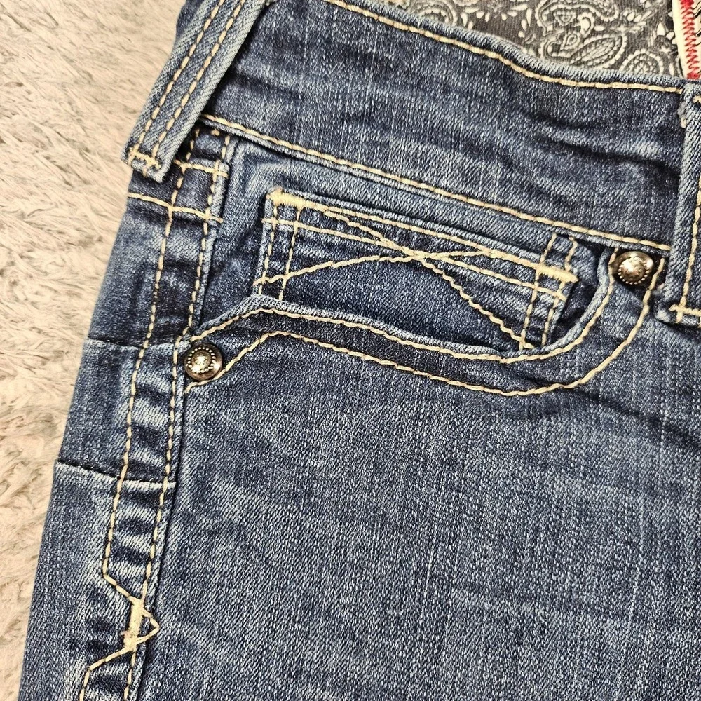 Ariat Jeans Womens 29R Bootcut Mid Rise Western Cowgirl Gorpcore - Picture 4 of 16